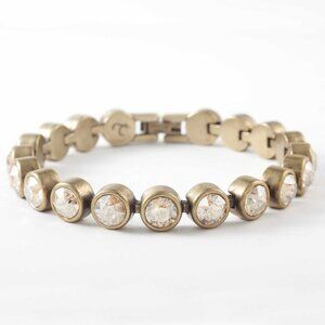 GOLDEN SHADOW Ice Bracelet by Touchstone Crystal by Swarovski ✨ New in‎ box